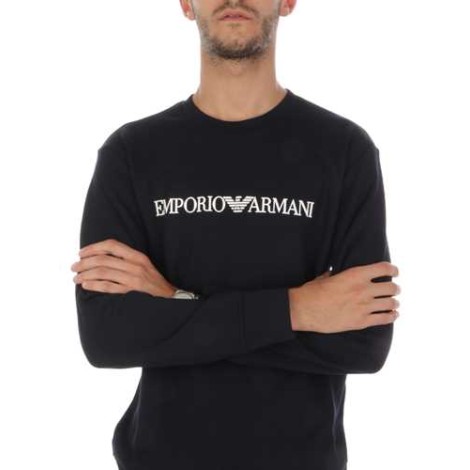 EMPORIO ARMANI | Men's Embossed Logo Sweatshirt