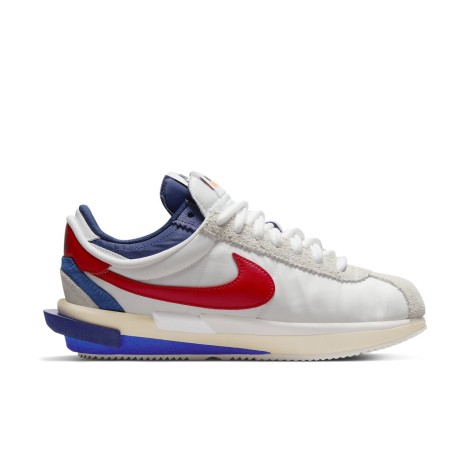 Nike Cortez 4.0 Sacai White University Red Blue