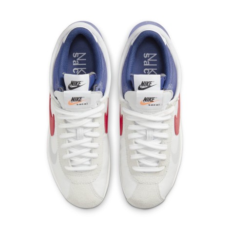 Nike Cortez 4.0 Sacai White University Red Blue