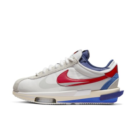 Nike Cortez 4.0 Sacai White University Red Blue