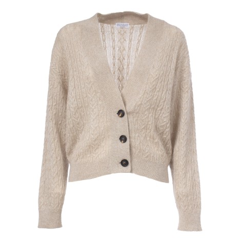 CARDIGAN BRUNELLO CUCINELLI IN MOHAIR