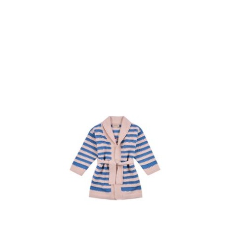 CARDIGAN IN LANA A RIGHE