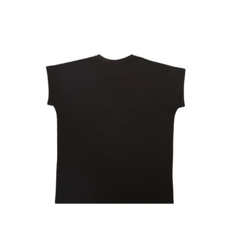 T-SHIRTenbsp;NERO IN COTONE CON LOGO BALMAIN NERO IN STRASS