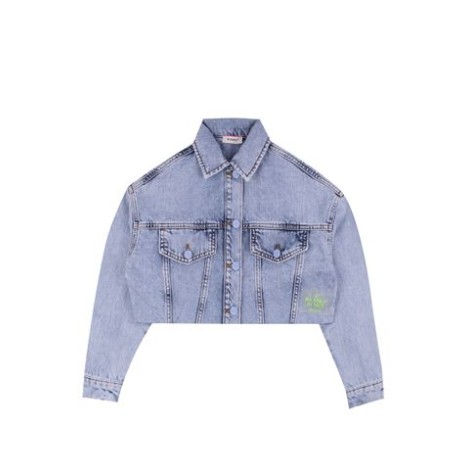 GIACCA CROPPED IN DENIM