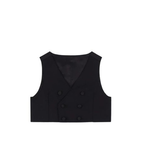 GILET DOPPIOPETTO IN TELA LANA STRETCH