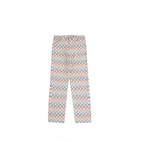 PANTALONE IN COTONE GG JACQUARD