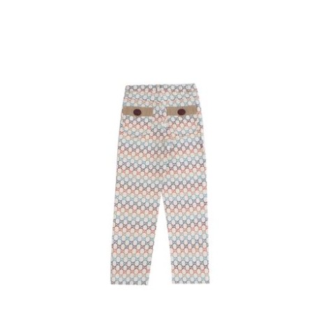 PANTALONE IN COTONE GG JACQUARD