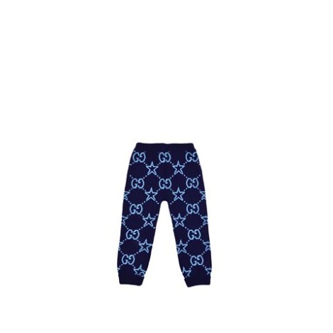 PANTALONE RICAMATO CON GG E STELLE