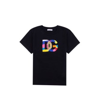 T-SHIRT IN JERSEY DG LOGO TAPE