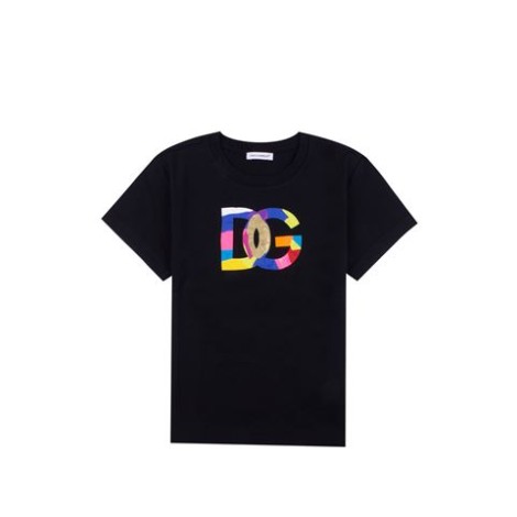 T-SHIRT IN JERSEY DG LOGO TAPE