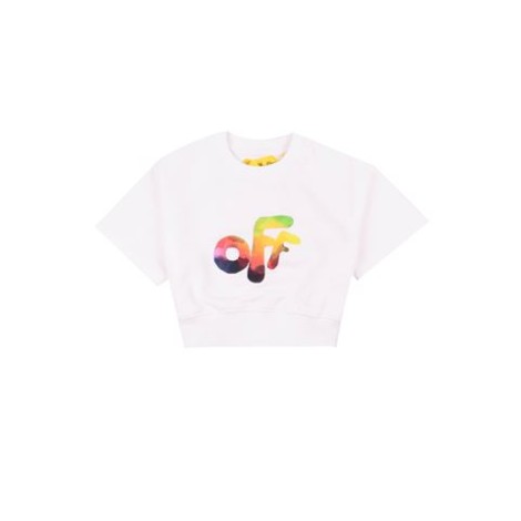 T-SHIRT CROPPED IN COTONE