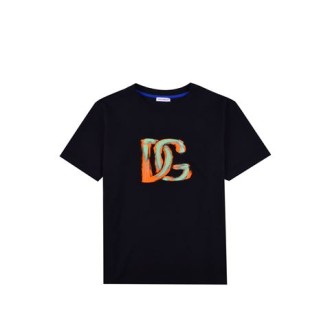 T-SHIRT IN INTERLOCK STAMPA DG PITTURA