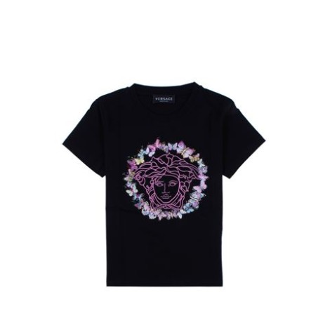 T-SHIRT MEDUSA CON FARFALLE