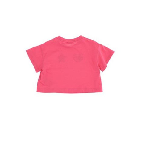 T-SHIRT CROPPED EYESTAR IN JERSEY DI COTONE