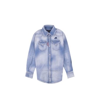 CAMICIA IN DENIM DI COTONE