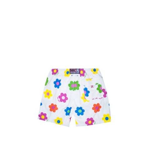 SHORTS MARE CON STAMPA MARGHERITA