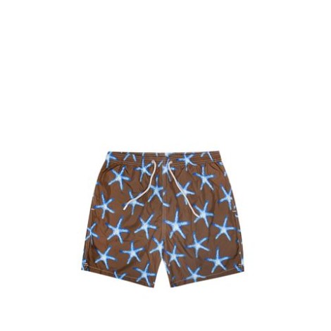 SHORTS MARE CON STAMPA STELLE MARINE