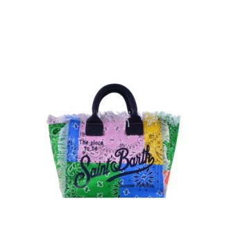 BORSA MULTICOLORE IN COTONE