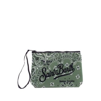 POCHETTE IN SCUB CON STAMPA A BANDANA