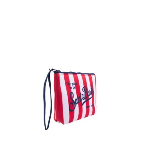 POCHETTE IN SCUBA A RIGHE