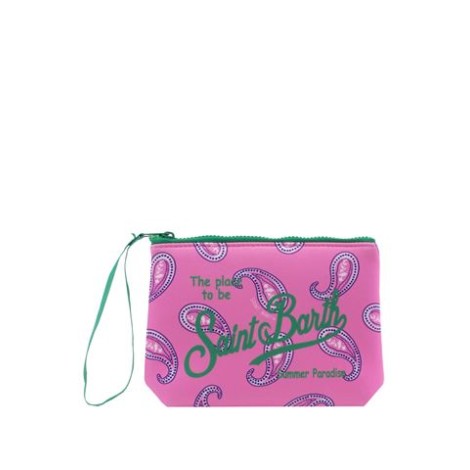 POCHETTE IN SCUB CON STAMPA A BANDANA