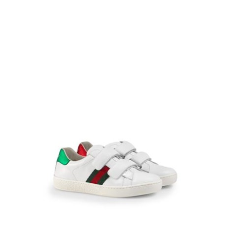 SNEAKERS ACE IN PELLE CON NASTRO WEB