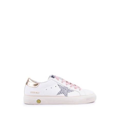 SNEAKERS SUPER-STAR CON TALLONCINO METALLIZZATO E STELLA