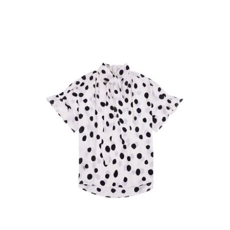 BLUSA A POIS CON FIOCCO