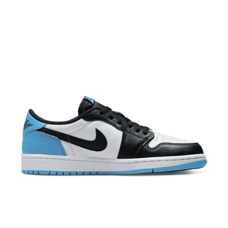 Jordan 1 Low Black Dark Powder Blue (W)