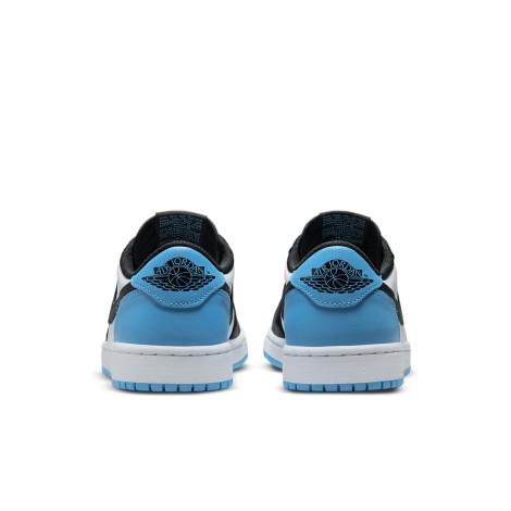 Jordan 1 Low Black Dark Powder Blue (W)