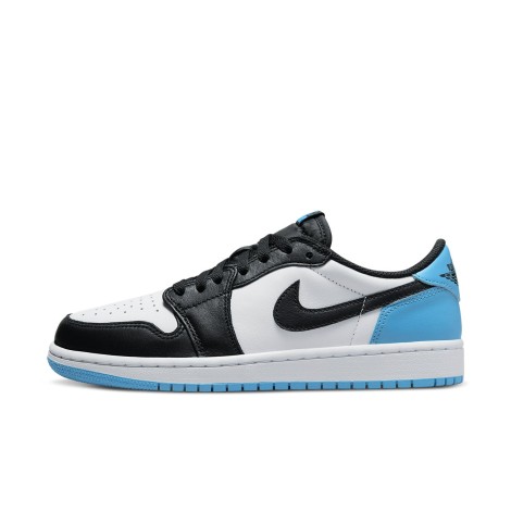 Jordan 1 Low Black Dark Powder Blue (W)