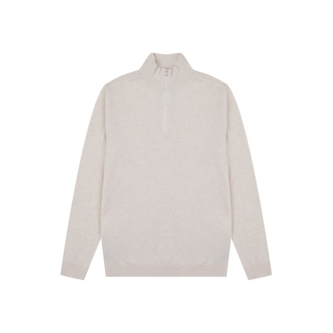 Maglioncino Half Zip Beige