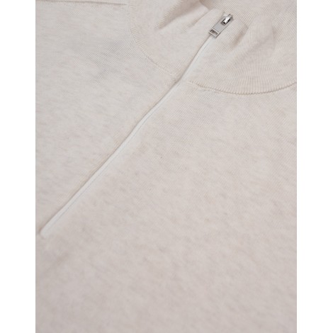 Maglioncino Half Zip Beige