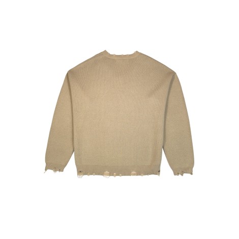 Maglione Spikes Beige in Cotone