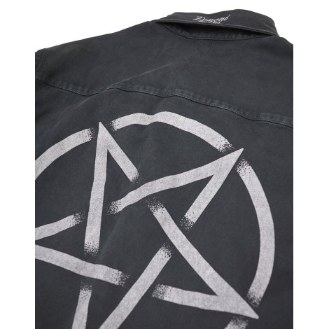 Camicia a maniche lunghe Pentagram Nera