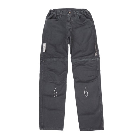 Pantalone Cargo 6 Zip Nero