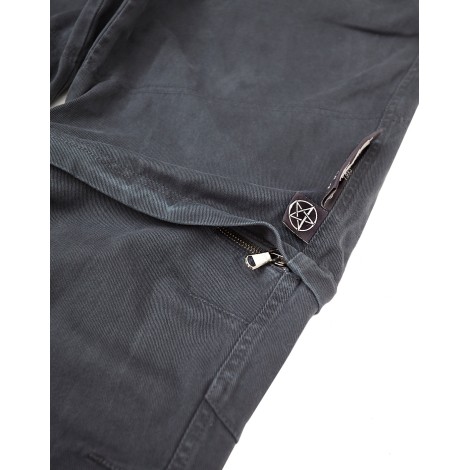 Pantalone Cargo 6 Zip Nero