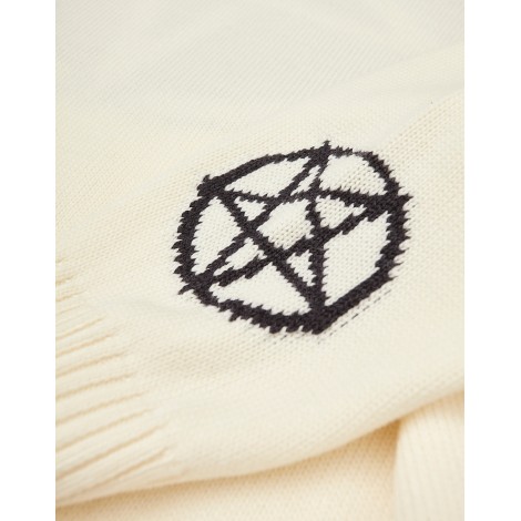 Maglione Pentagram Beige Lana Vergine