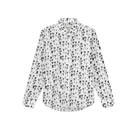 Camicia a maniche lunghe Ton-Hearts Bianca