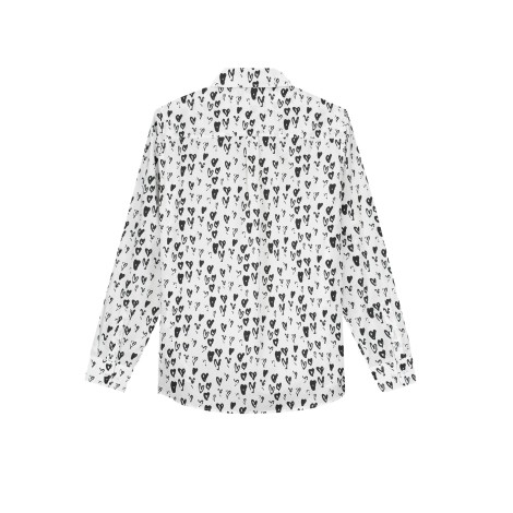 Camicia a maniche lunghe Ton-Hearts Bianca