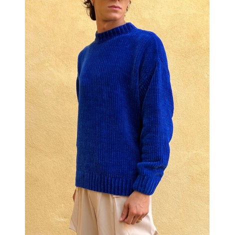 Maglione girocollo Classic Blu