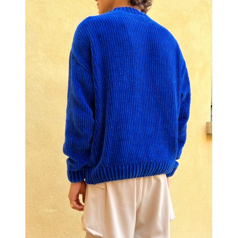 Maglione girocollo Classic Blu