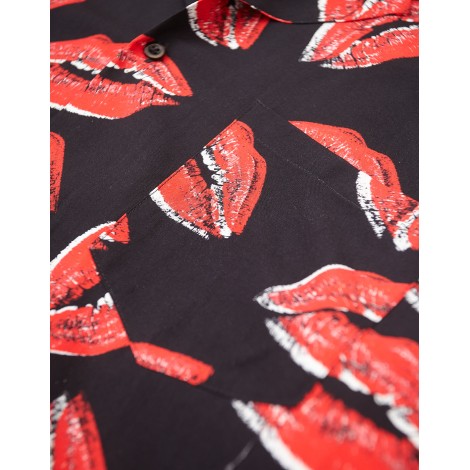 Camicia a maniche lunghe Red Kisses