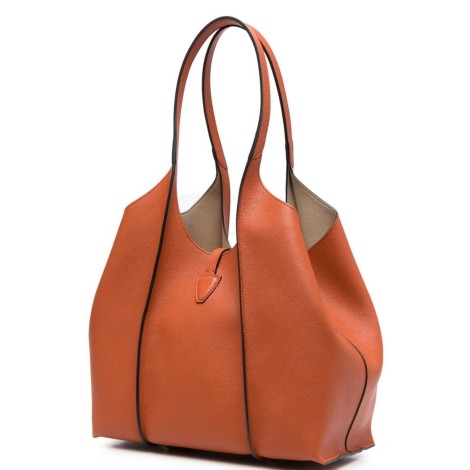 TOD'S BORSA SHOPPING TIMELESS IN PELLE PICCOLA - ARANCIO