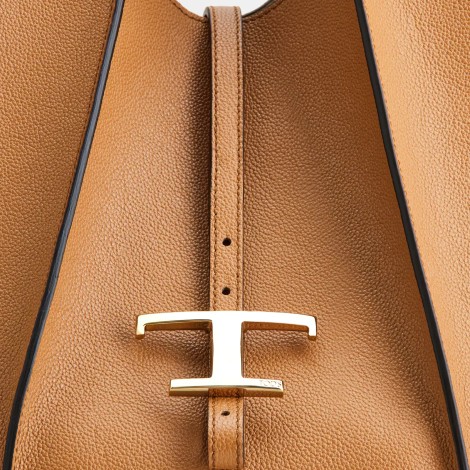 TOD'S BORSA SHOPPING TIMELESS IN PELLE MEDIA - MARRONE XBWTSBA0300Q8ES410