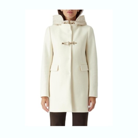 FAY CAPPOTTO CON CAPPUCCIO 1 GANCIO BEIGE NAW59453430SGLB008