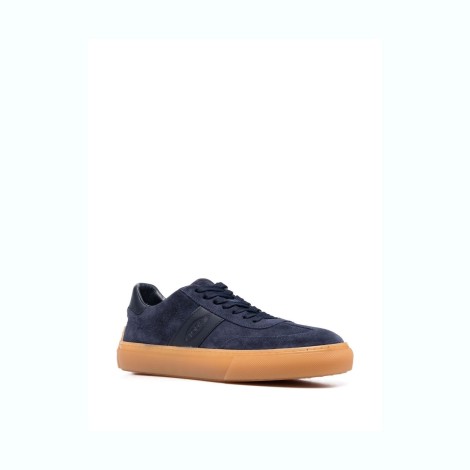 TOD'S SNEAKERS TOD'S IN PELLE SCAMOSCIATA - BLU XXM03E0GC50B4P01OD