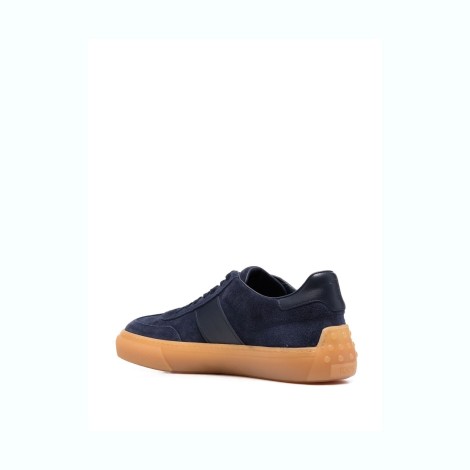 TOD'S SNEAKERS TOD'S IN PELLE SCAMOSCIATA - BLU XXM03E0GC50B4P01OD