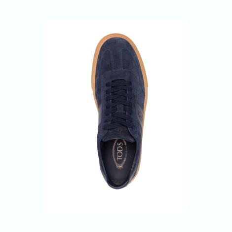 TOD'S SNEAKERS TOD'S IN PELLE SCAMOSCIATA - BLU XXM03E0GC50B4P01OD