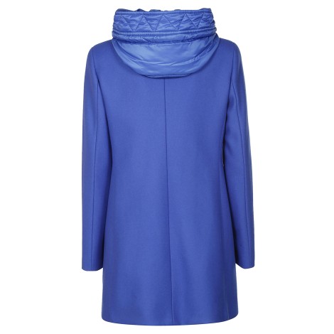 FAY CAPPOTTO CON CAPPUCCIO 1 GANCIO BLUETTE NAW59453430SGLU802